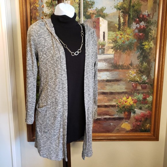 Haute Monde Sweaters - Haute Monde Gray long hoodie